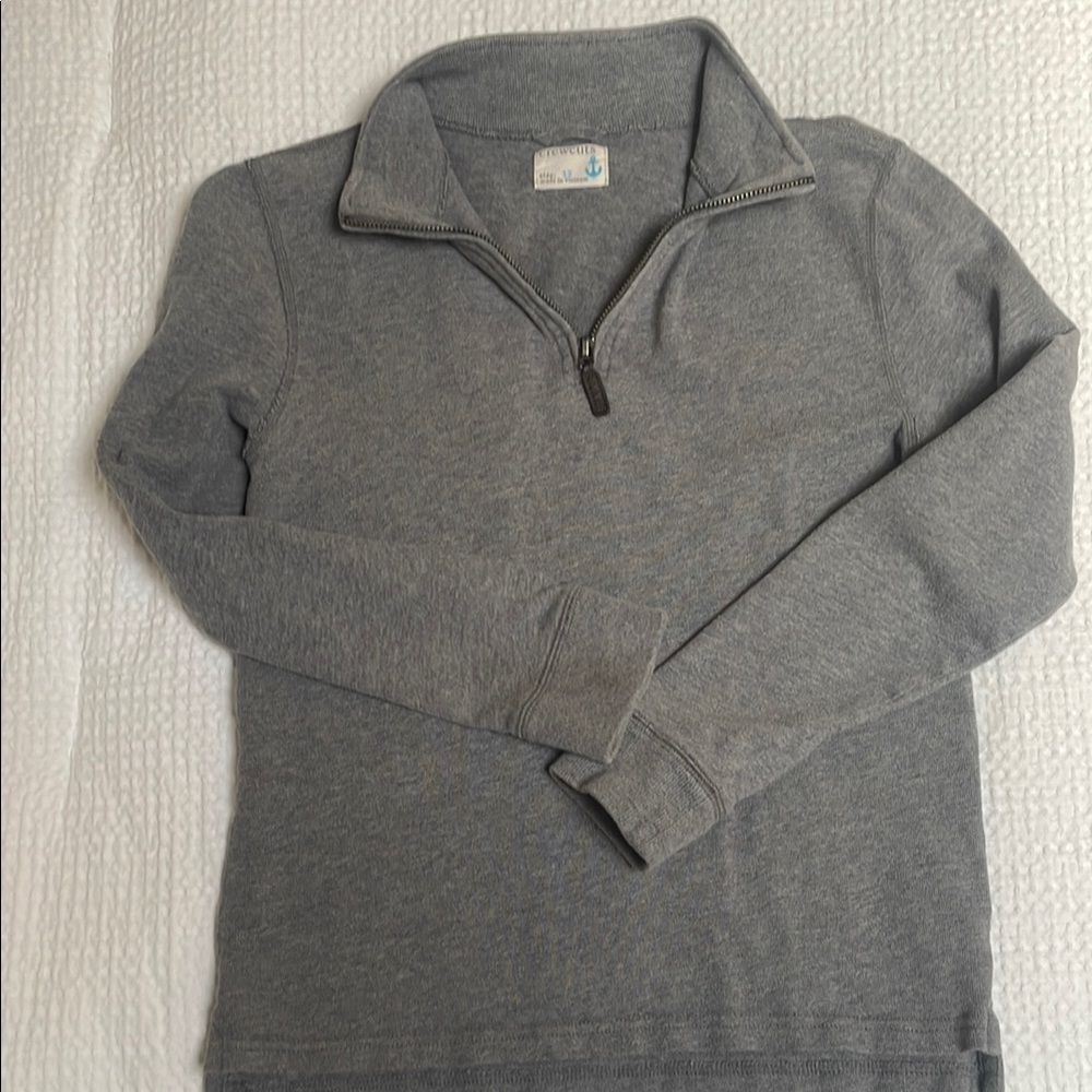 Crewcuts Boys Size 12 Half-Zip Gray Sweater